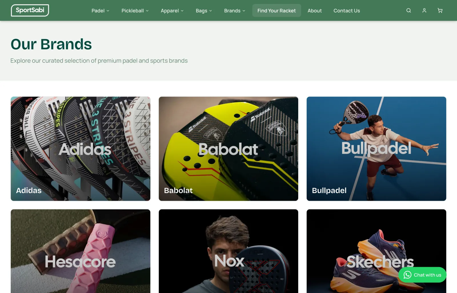 SportSabi website, screen 3